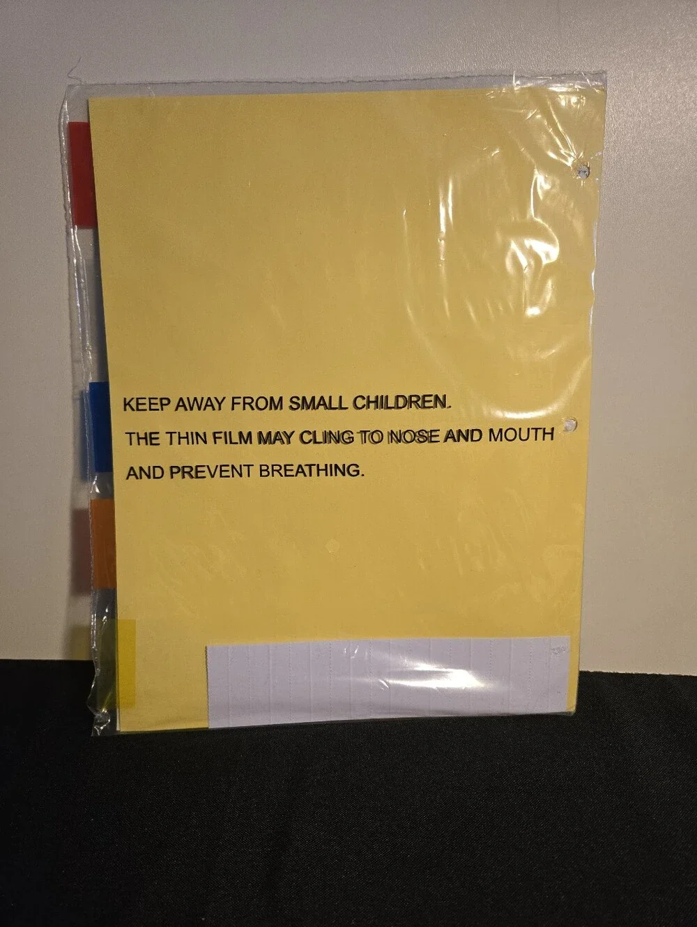 5-Tab Binder Dividers, Insertable Tabs [9 Sets Total]